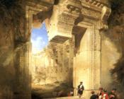 大卫 罗伯茨 : The Gateway of the Great Temple at Baalbec